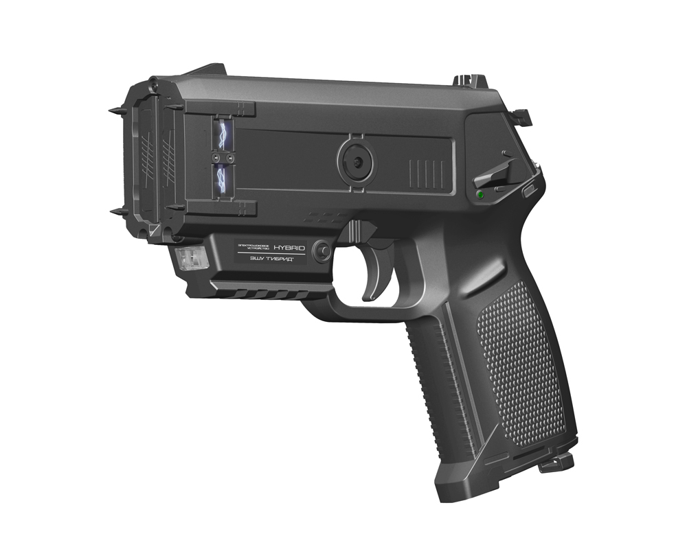 Электрошоковое устройство ГИБРИД - мощное двухзарядное ручное оружие