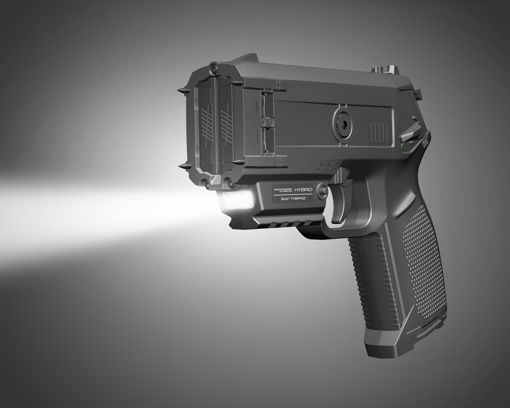 Электрошоковое устройство ГИБРИД - мощное двухзарядное ручное оружие